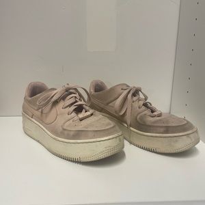 NIKE air force sage pink sneakers